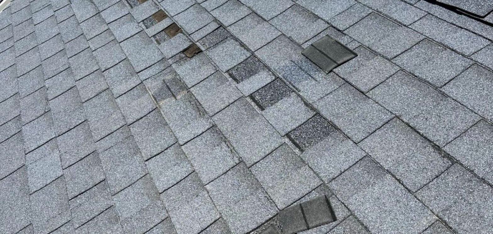Drone roof inspection after monsoon storm damage